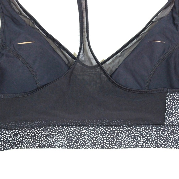 Lululemon Bra Racer Back Training Top Black White - Picture 4 of 5